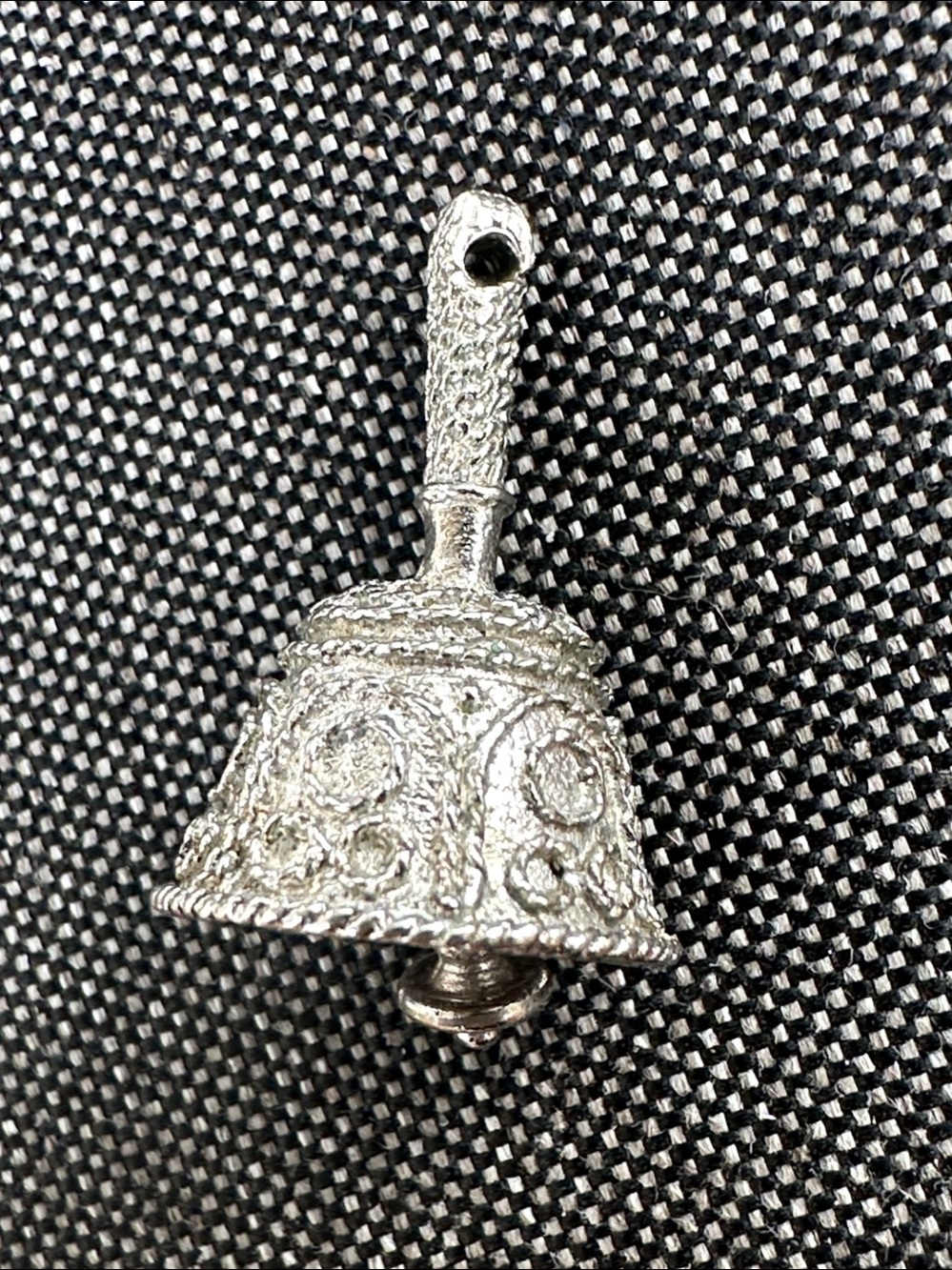 Vintage Silver Bell Charm